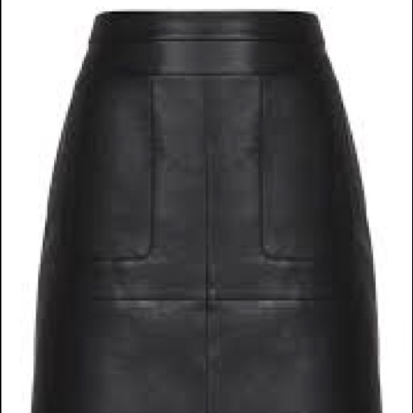 BCBG MaxAzria Faux Leather Skirt - Picture 5 of 16